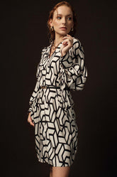 Tie Detailed Shift Dress